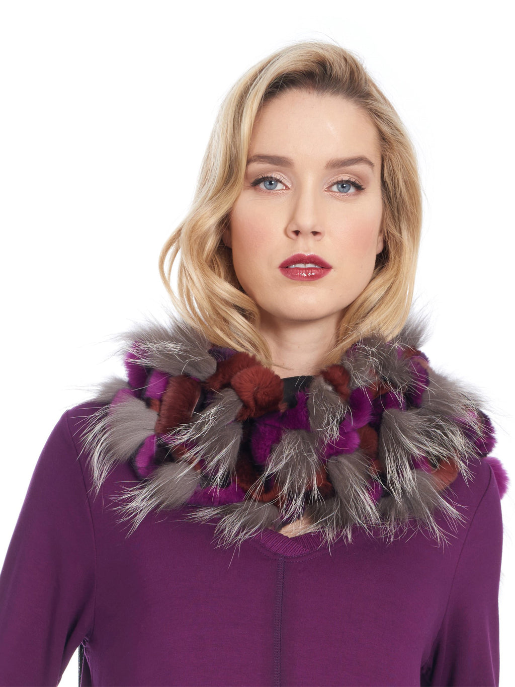 Fox Fur and Rex Rabbit Scarf - paulamariecollection