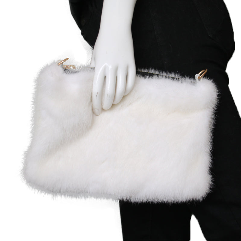 Mink Fur Crossbody Purse or Clutch - paulamariecollection