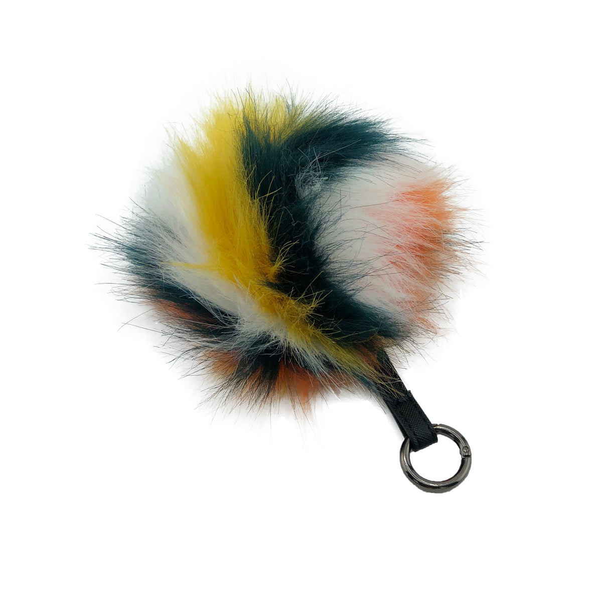 Faux Fur Pom Pom Keychain - paulamariecollection