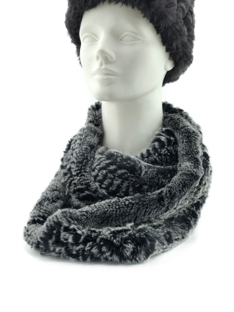 Rex Rabbit Fur Infinity Scarf - paulamariecollection