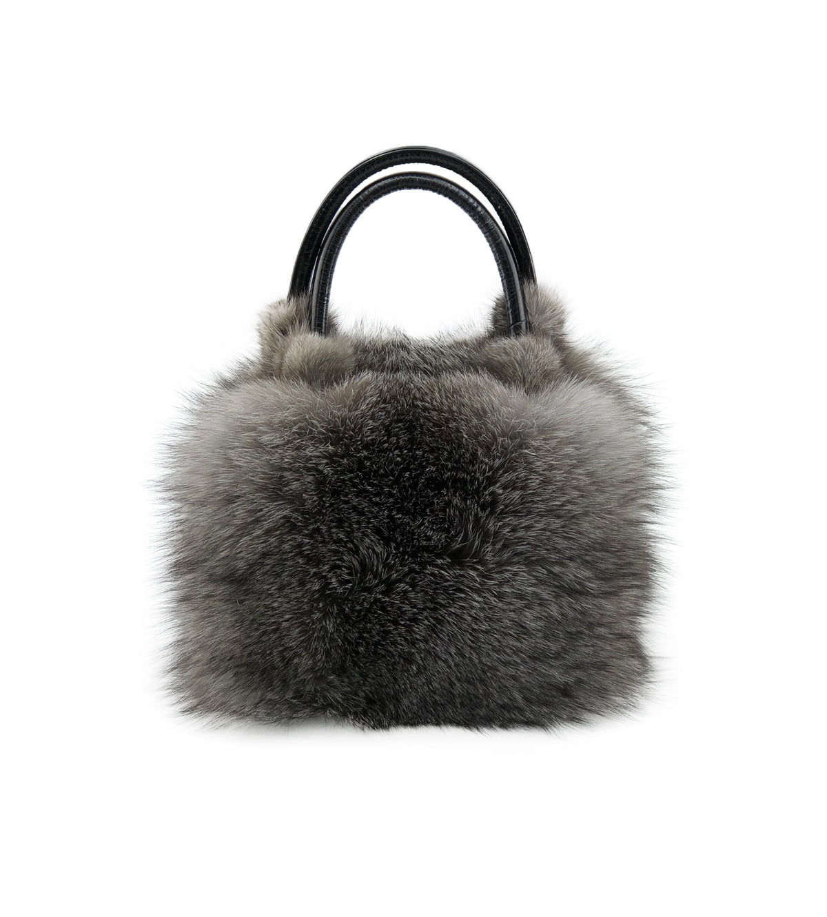 Fox Fur Handbag with Leather Strap - paulamariecollection
