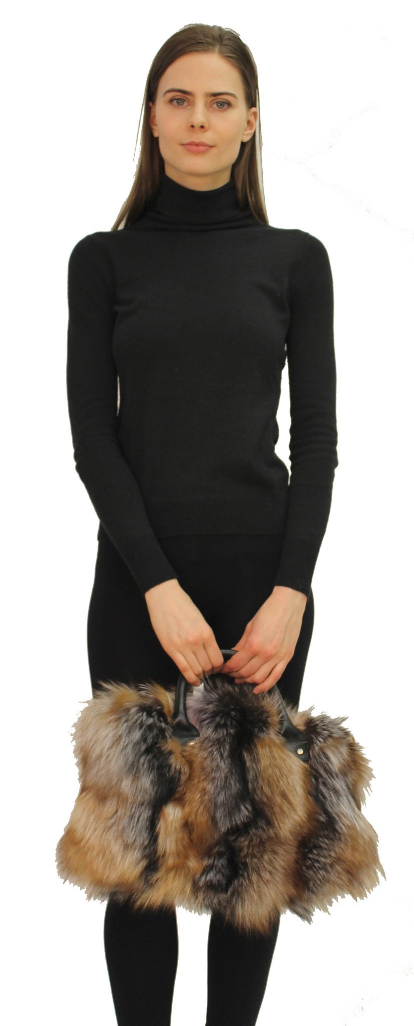 Full Skin Fox Convertible Cross Body Bag - paulamariecollection