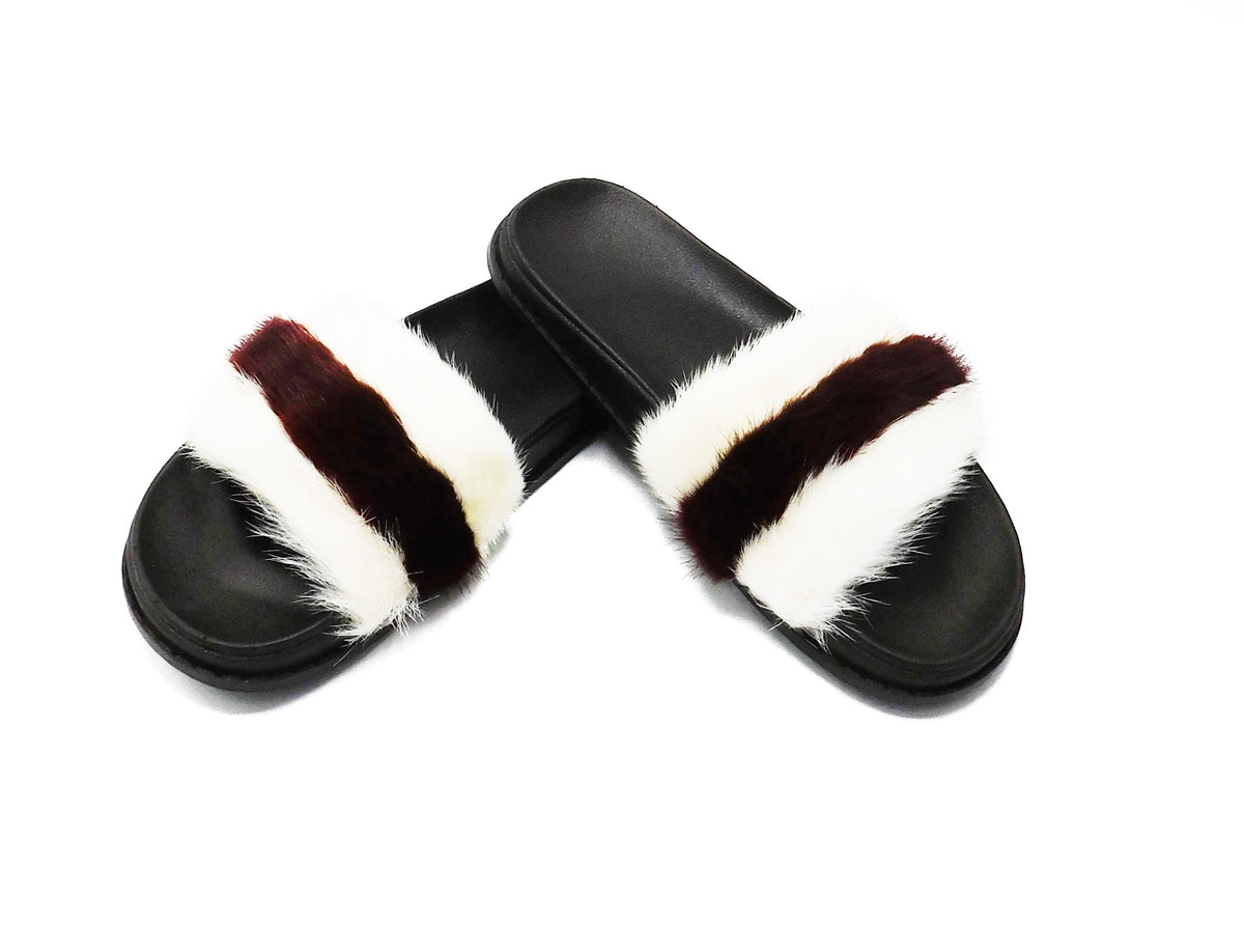 Mink Fur Slides - paulamariecollection