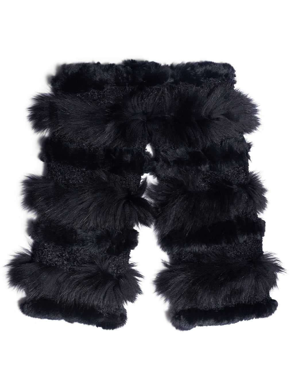 Fox Fur and Rex Rabbit Boot Cover/Leg Warmer - paulamariecollection