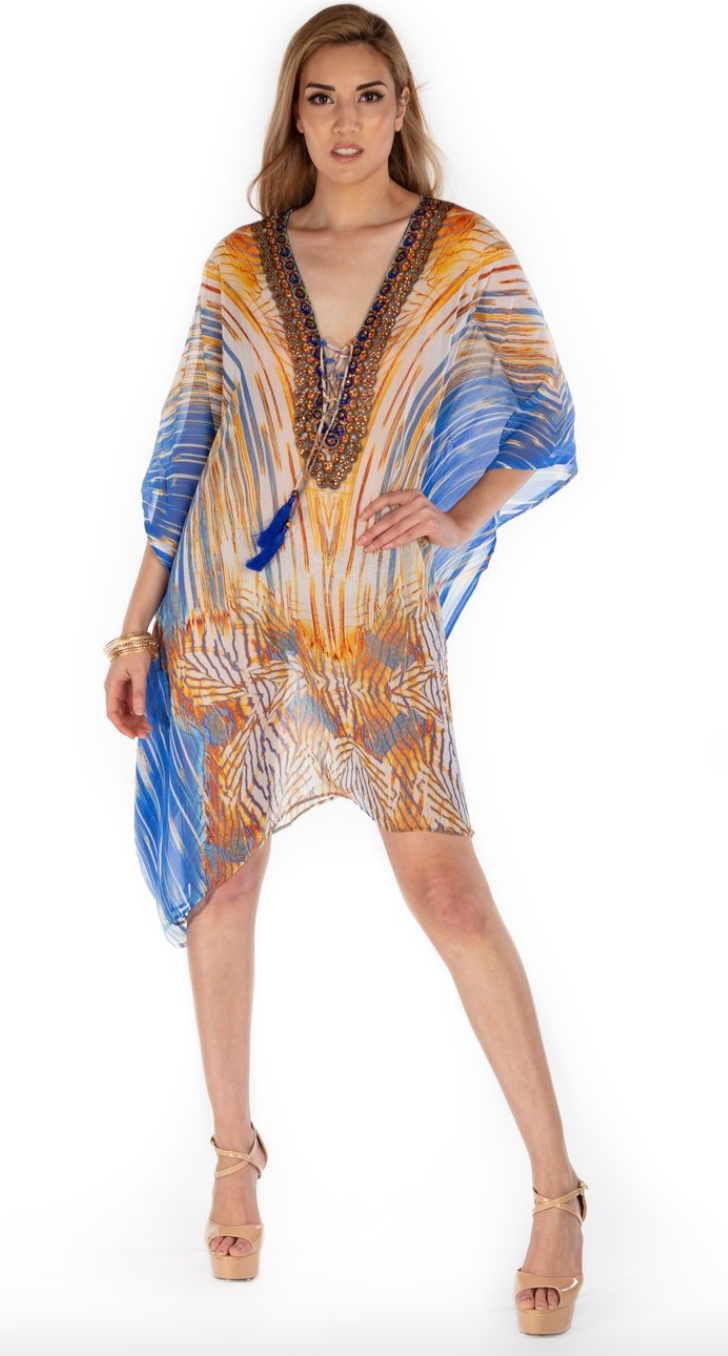 Florentine Cover-Up Kaftan - paulamariecollection
