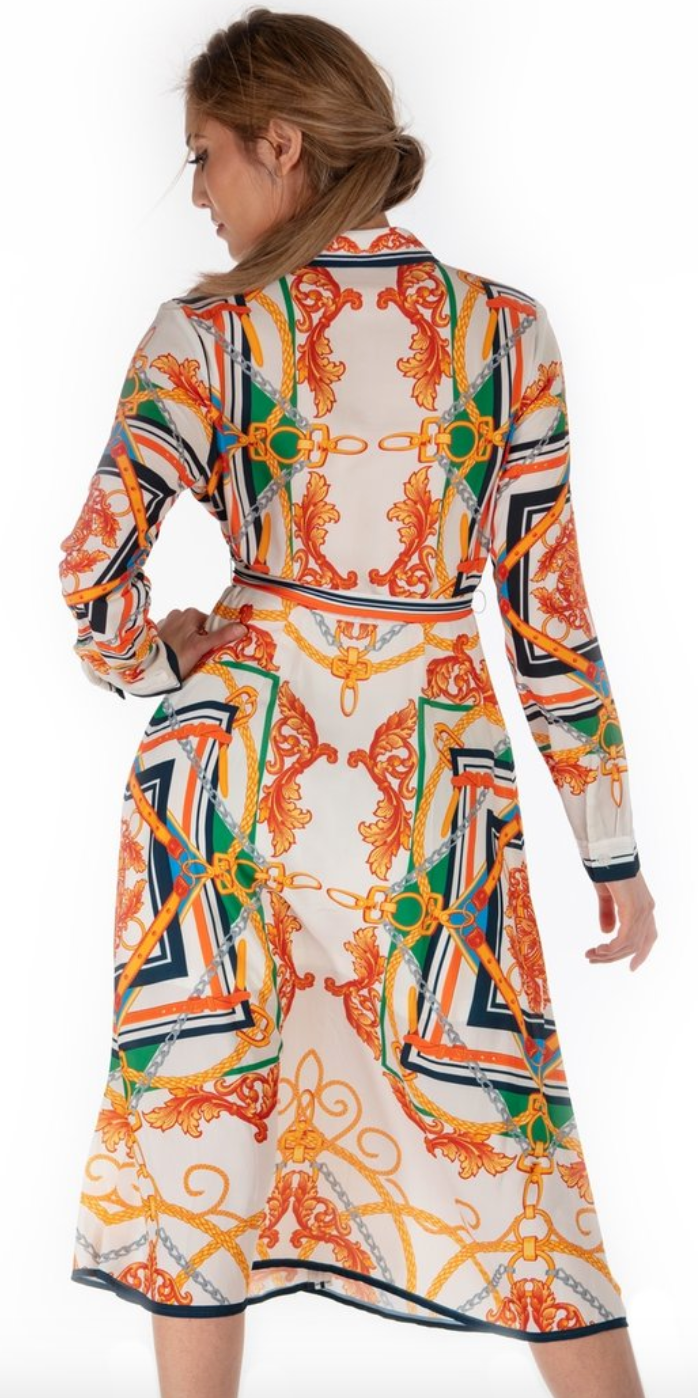 Normandi Button Up Shirt Dress - paulamariecollection