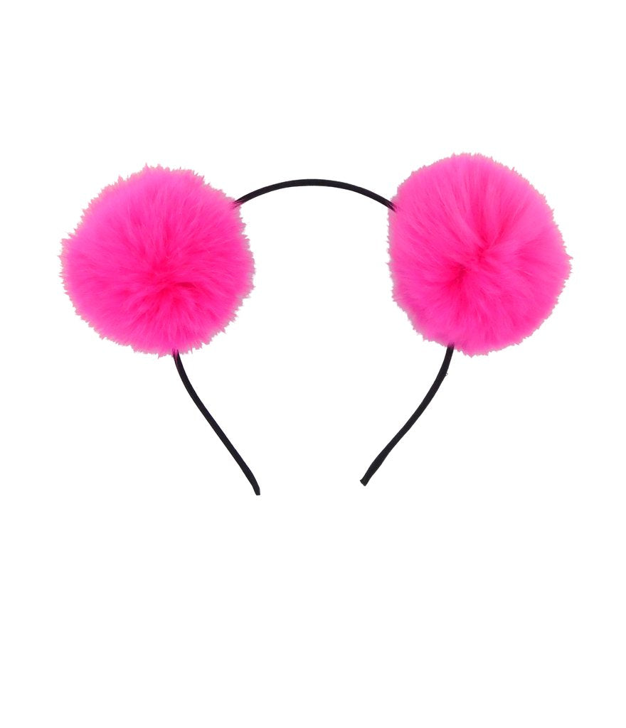 Pom Pom Headband Ears - paulamariecollection