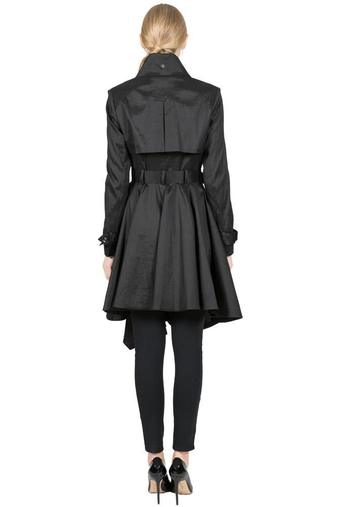 THE LUCKA Microfabric Trench Rain Coat with Waist Belt - paulamariecollection