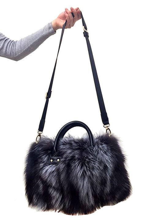 Full Skin Fox Convertible Cross Body Bag - paulamariecollection