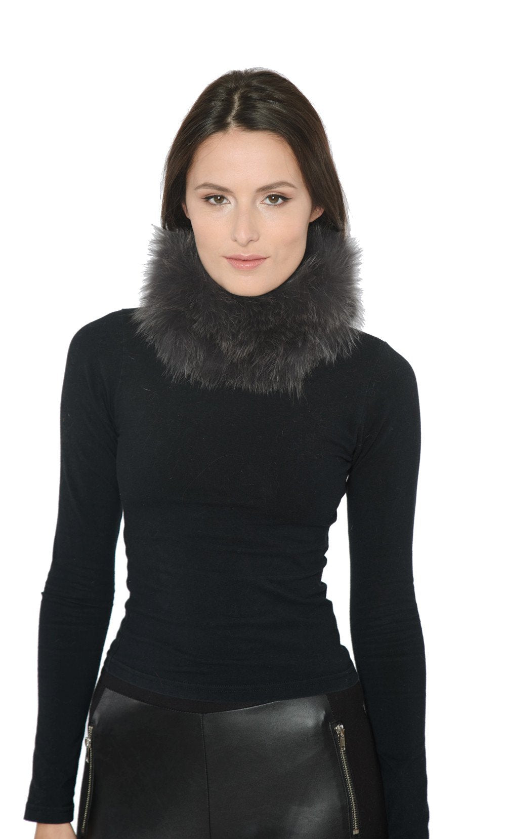 Fur Winter Headband Neck Warmer/ Scarf - paulamariecollection