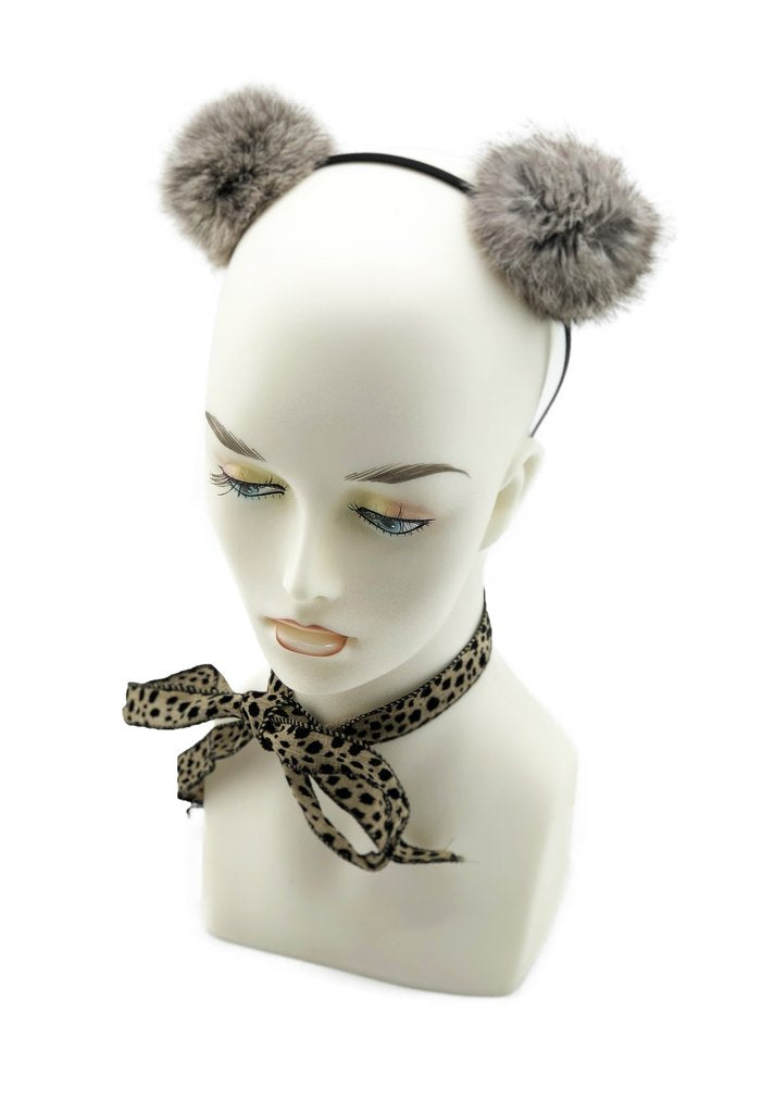 Pom Pom Headband Ears - paulamariecollection