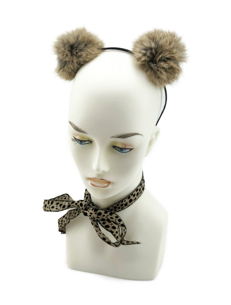 Pom Pom Headband Ears - paulamariecollection