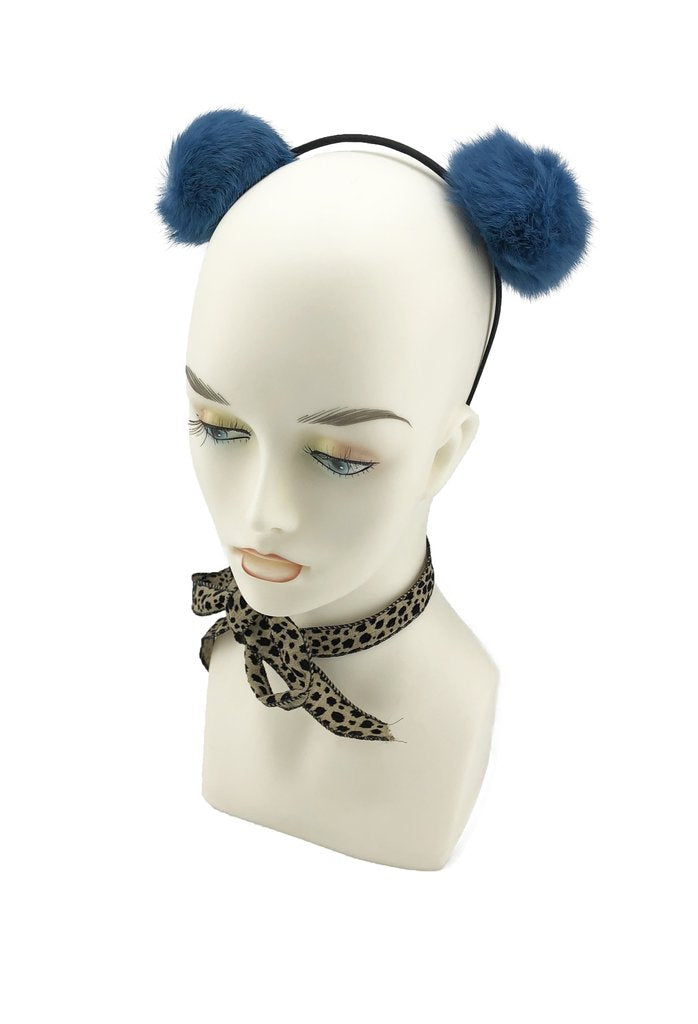 Pom Pom Headband Ears - paulamariecollection