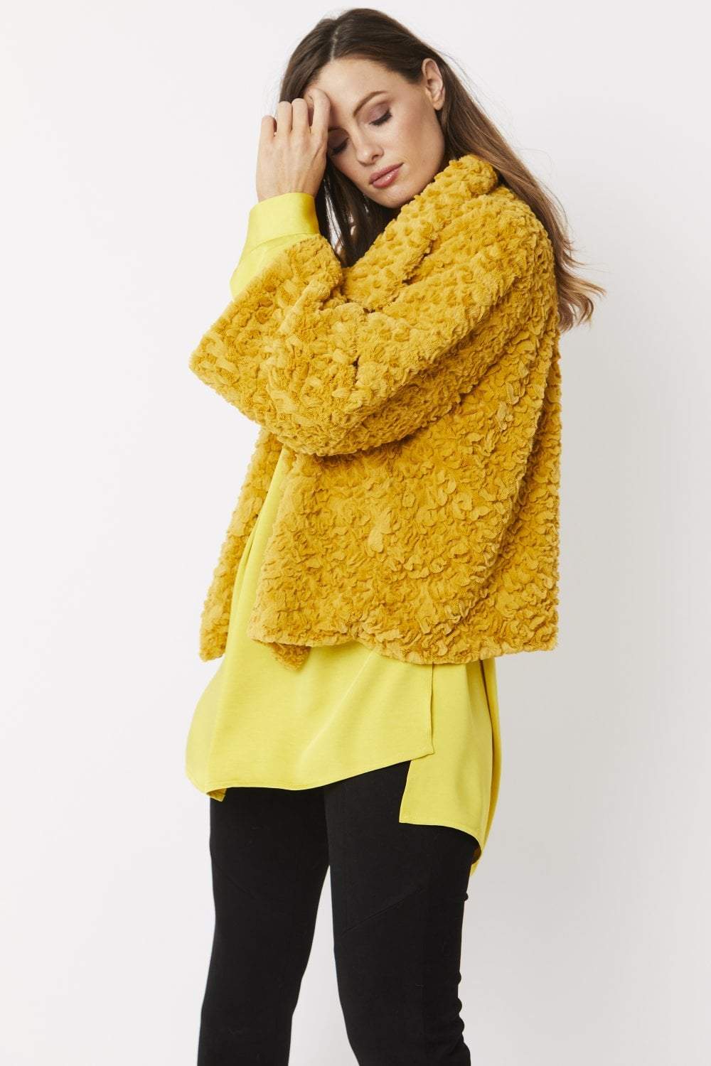 Faux Fur Teddy Jacket - paulamariecollection