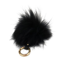 Fluffy Fox Fur Pom Keychain - paulamariecollection