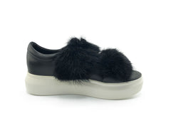 Mink Fur Strap Sandal - paulamariecollection