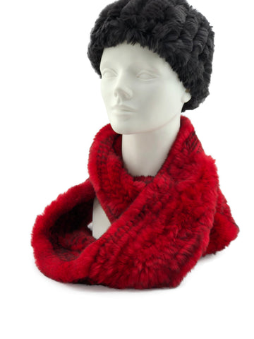 Rex Rabbit Fur Infinity Scarf - paulamariecollection