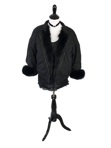 Winter Jacket with Fox Fur Lining and Cuffs - paulamariecollection