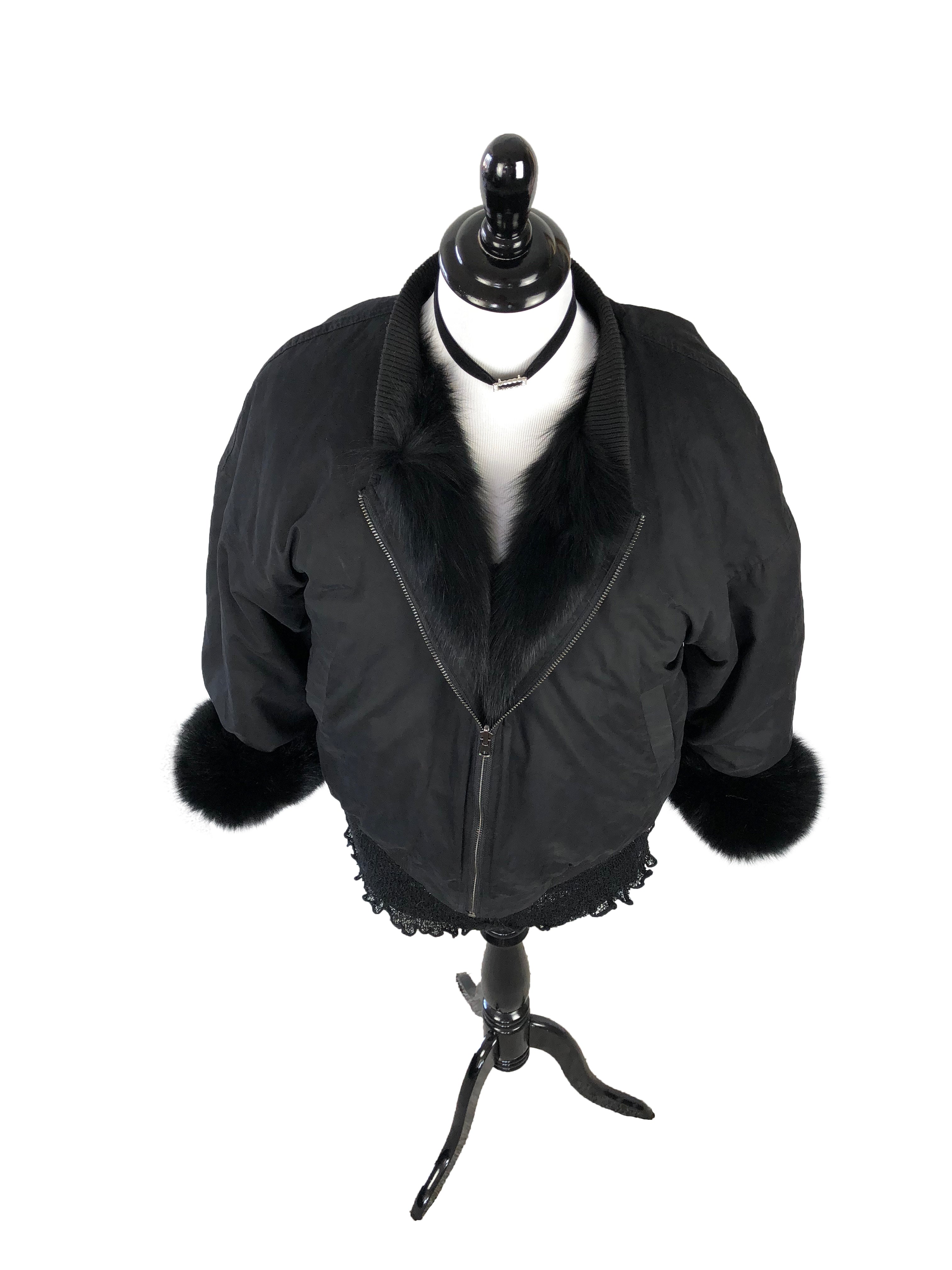 Winter Jacket with Fox Fur Lining and Cuffs - paulamariecollection