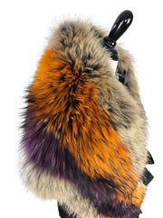 THE MUNSTER Oversize Multi Color Raccoon Shrug - paulamariecollection
