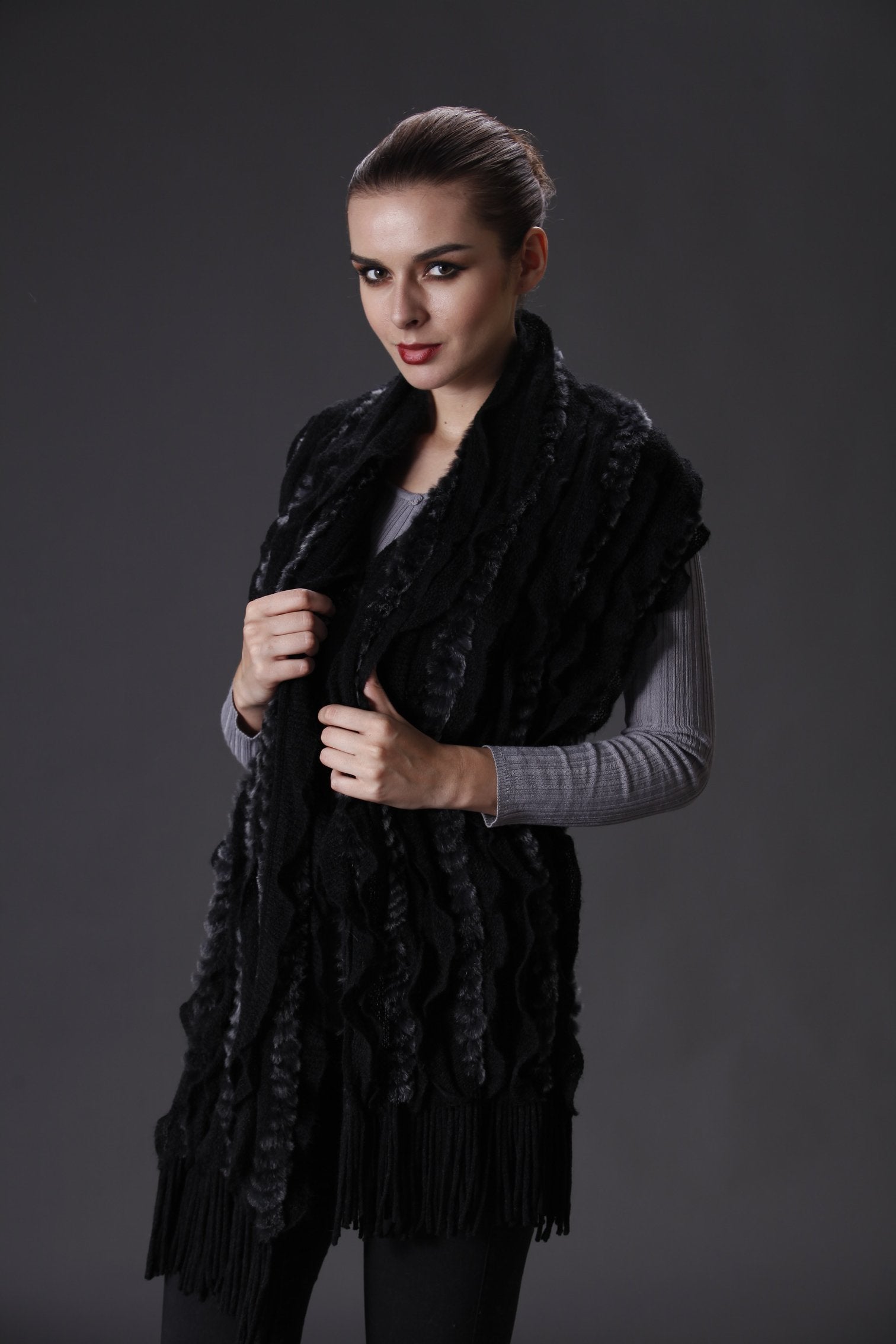 THE INNES Knitted Cashmere Blend Wrap - paulamariecollection