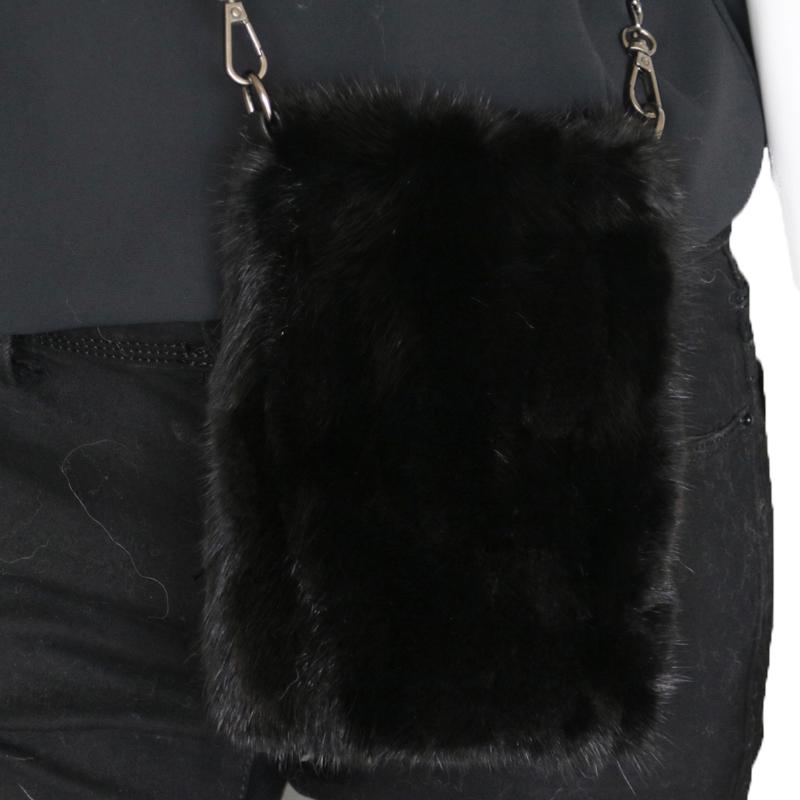 Real Cowhide Fur Crossbody Handbag – Boho Living Room