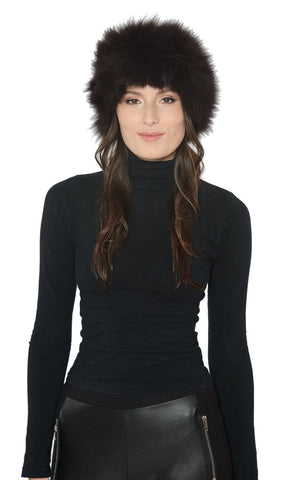 Fur Winter Headband Neck Warmer/ Scarf - paulamariecollection